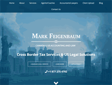 Tablet Screenshot of feigenbaumlaw.com